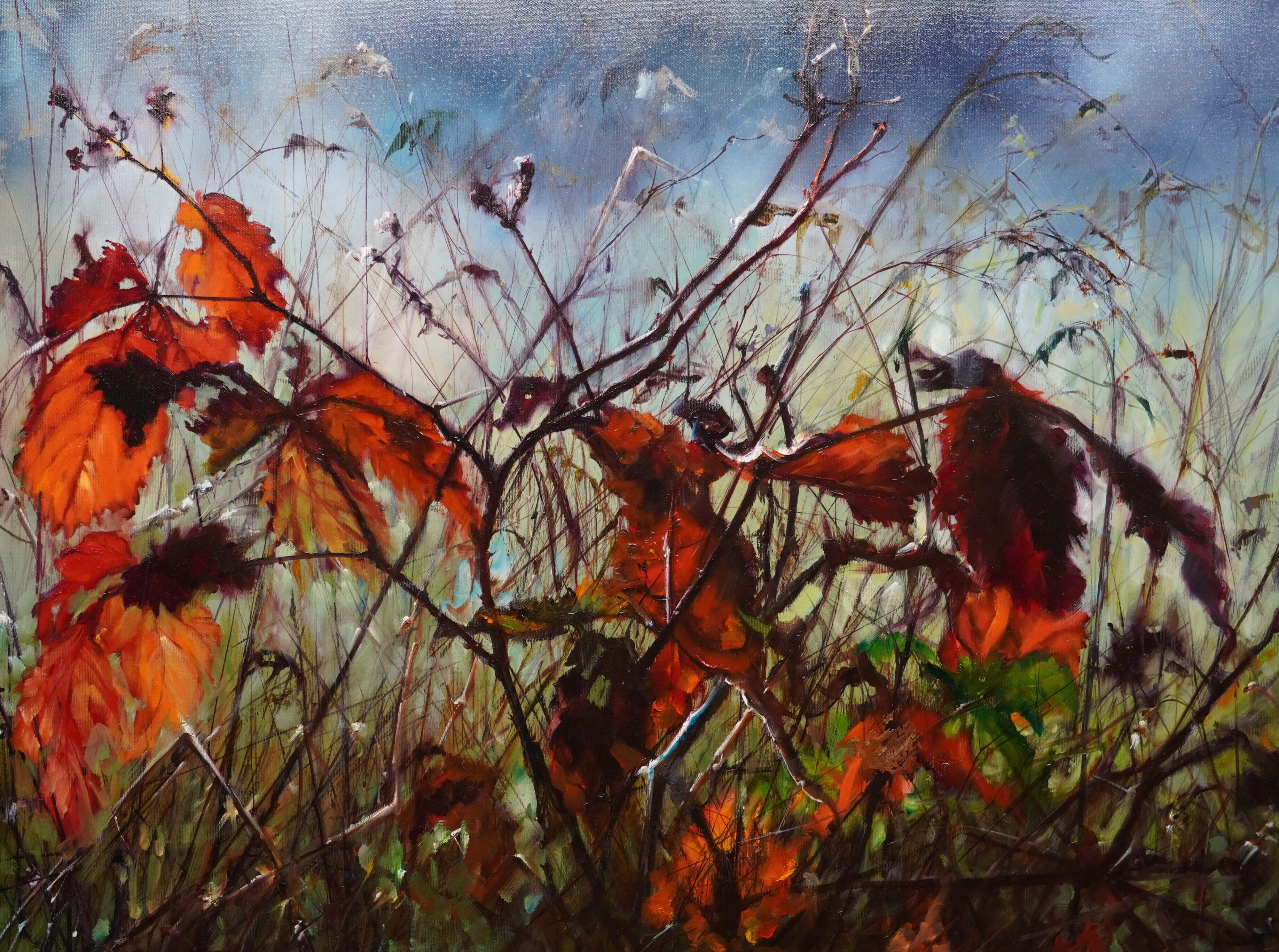 herfst bladeren struik Corry van Hoorn